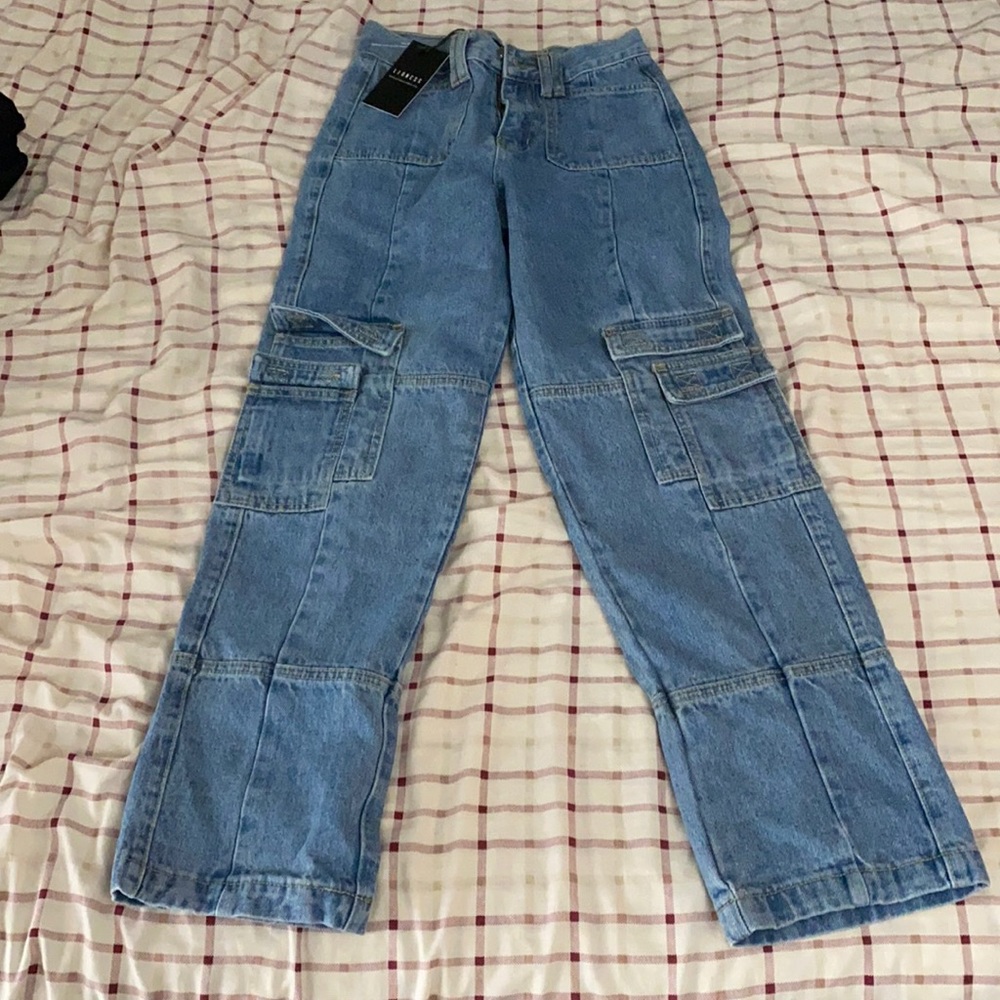 LIONESS “The Stacey Jeans Denim Blue”.Size US 2 XS